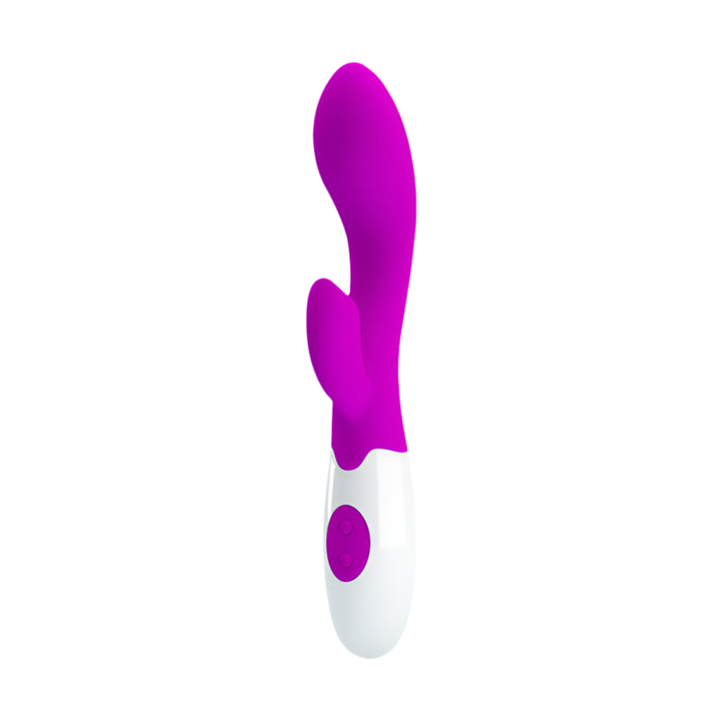 vibratore rabbit PaperissimaSquirt: multi-stimolazione e multi-vibrazione. Sex Toy 2in1, colore rosa. Materiale: Silicone/ABS