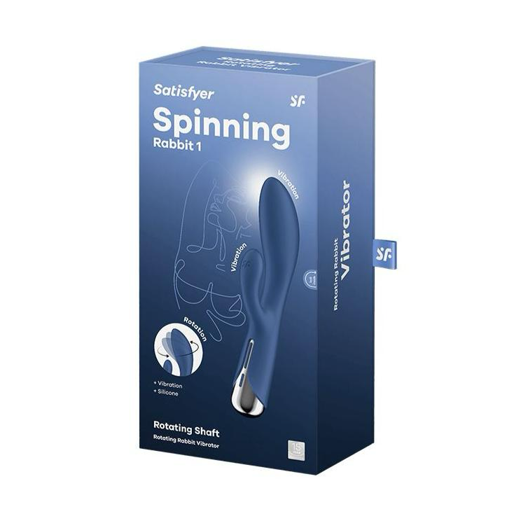 Vibratore rabbit dalla funziona rotante, silicone biocompatibile di alta qualità