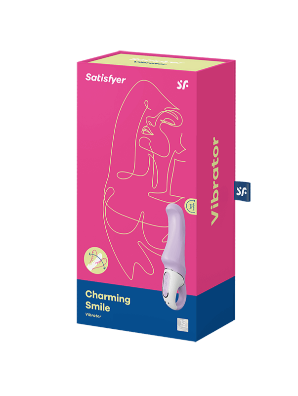 Vibratore vaginale curvato Charming Smile di Satisfyer