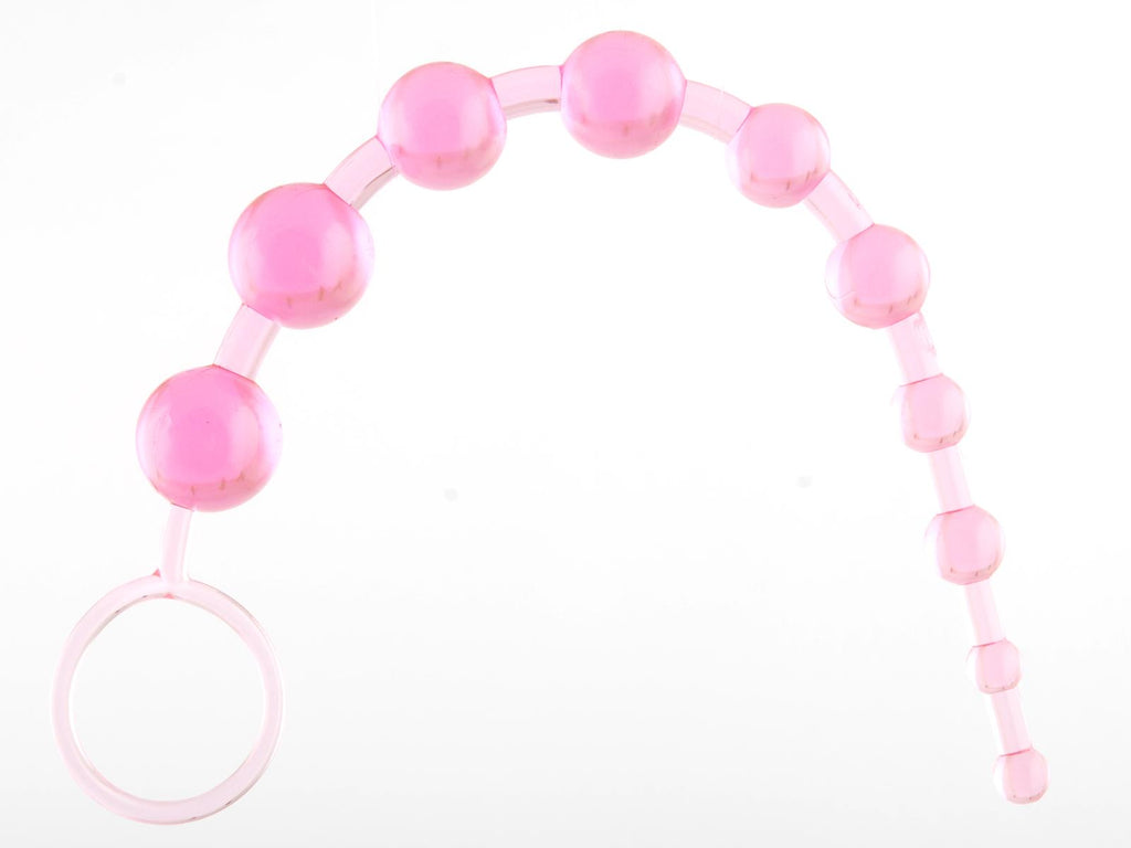 SexToy - Thai Toy Breeds - Thai Balls: palline anali con diametro crescente per la dilatazione graduale della cavità anale. Stoppino ad anello per un utilizzo pratico e comodo 