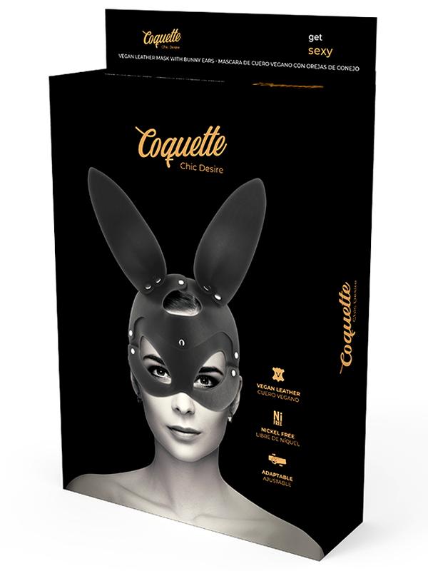Questa maschera da coniglietta, realizzata in morbida pelle vegana, è l’accessorio perfetto per aggiungere un pizzico di mistero e dominazione ai tuoi giochi BDSM. 