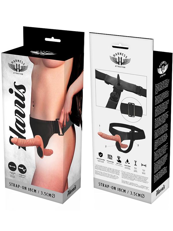 Il nostro dildo strap-on a doppia penetrazione con imbracatura innovativa è progettato per offrire una stimolazione realistica, con un comfort e una versatilità senza precedenti! 