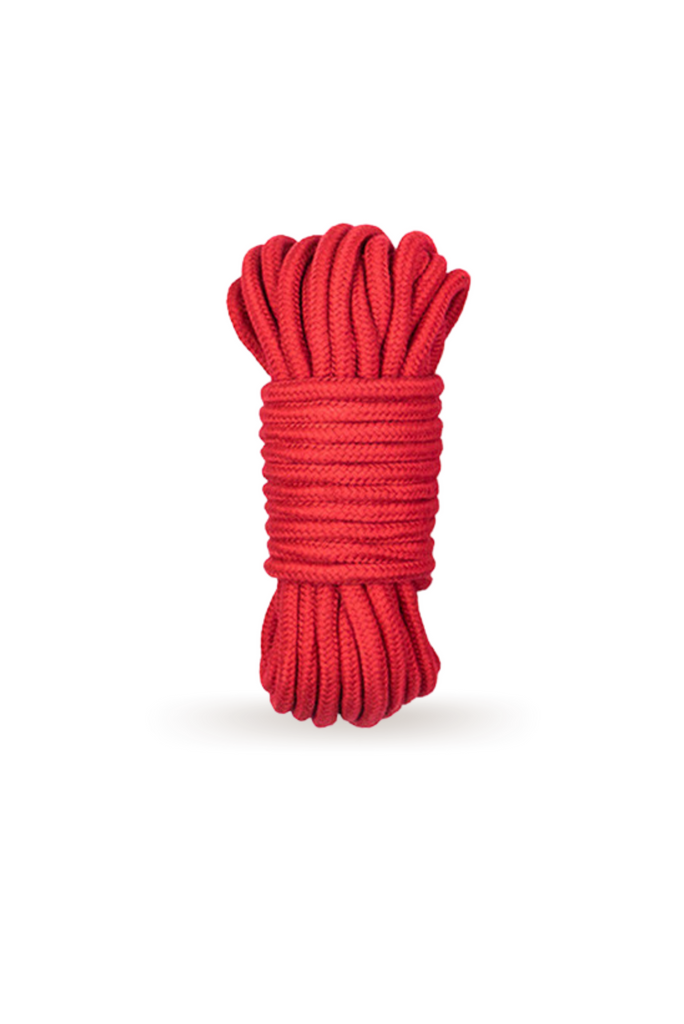 Legàmi è lunga 10 metri, fatta in cotone super resistente e pensata per chi ama esplorare — tra giochi di potere, nodi shibari da manuale e legature da lasciare senza fiato