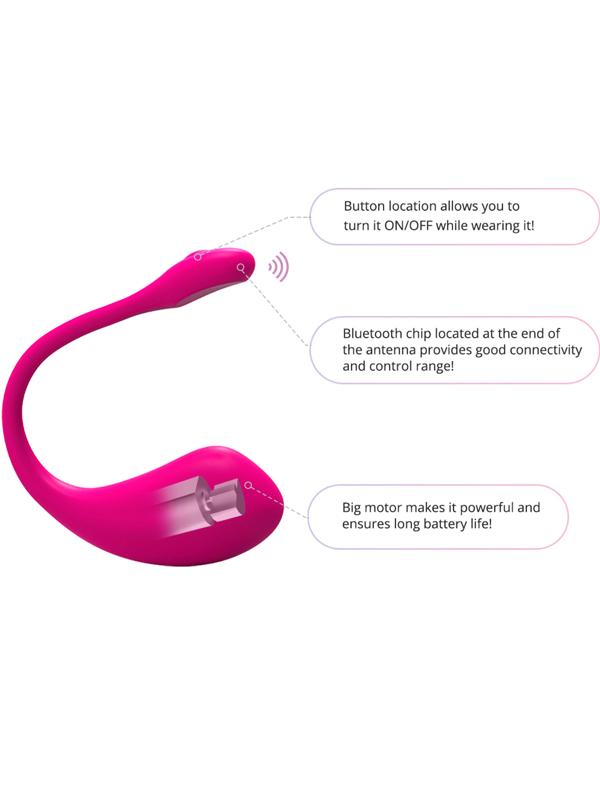 Lovense Lush 2 è l'ovetto vibrante telecomandato progettato per farvi esplorare il piacere... insieme, ovunque vi troviate. Dimenticate le discussioni su chi ha il telecomando: con Lovense Lush 2, il divertimento è nelle mani (e negli smartphone!) di entrambi! 