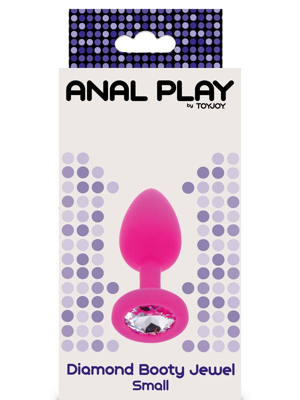 Il Plug Diamond Booty Jewel è disponibile in due taglie - La versione Small ha un diametro di 2.5 cm e una lunghezza di 7 cm, la versione Medium, con un diametro di 3.5 cm e una lunghezza di 8 cm, offre una sensazione piena e avvolgente.