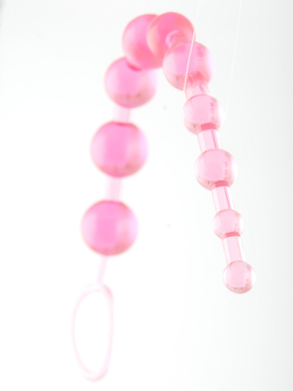 SexToy - Thai Toy Breeds - Thai Balls: palline anali con diametro crescente per la dilatazione graduale della cavità anale. Stoppino ad anello per un utilizzo pratico e comodo 