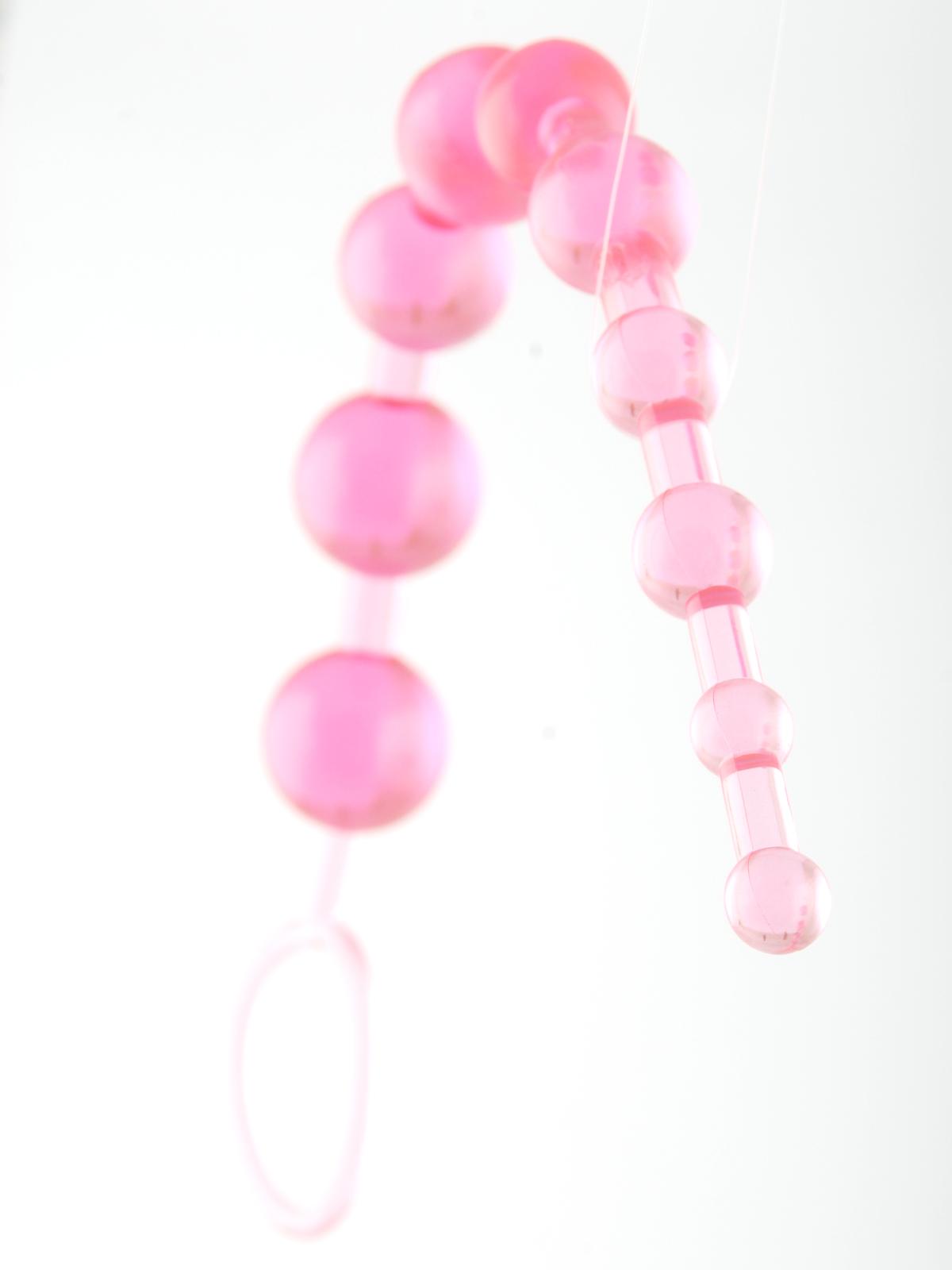 SexToy - Thai Toy Breeds - Thai Balls: palline anali con diametro crescente per la dilatazione graduale della cavità anale. Stoppino ad anello per un utilizzo pratico e comodo 